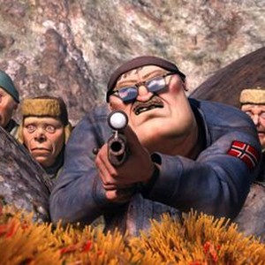 FREE JIMMY, Hunters-Tarjei (voiced by Russell Barr), Bjorn Helge (voiced by David Tennant), HudMaSpecs (voiced by James Cosmo), and Eirik (voiced by Douglas Henshall), 2006