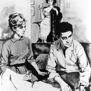 BUTTERFIELD 8, from left: Susan Oliver, Eddie Fisher, Elizabeth Taylor (rear), 1960