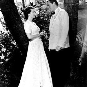 THE LETTER, from left: Bette Davis, Herbert Marshall, 1940