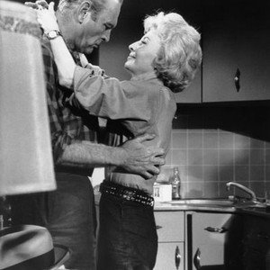 ROUSTABOUT, from left, Leif Erickson, Barbara Stanwyck, 1964