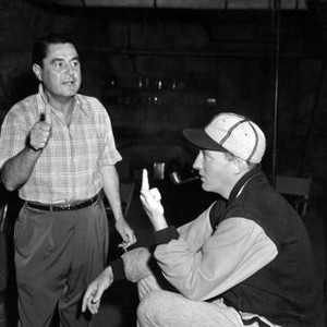 GOING MY WAY, director Leo McCarey, Bing Crosby on set, 1944