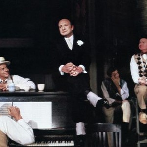 MOVIE MOVIE, Barry Bostwick (far left), George C. Scott (center), Red Buttons (right), 1978, (c) Warner Brothers