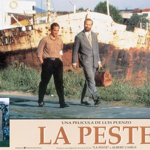 THE PLAGUE, (aka LA PESTA), from left: Jean-Marc Barr, William Hurt, 1992, © Araba Films