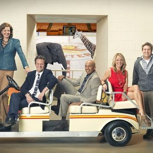 Allison Janney, Matthew Perry, James Lesure, Andrea Anders and Nate Torrence (from left)