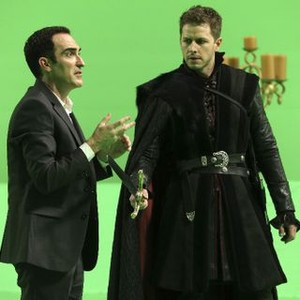 Once Upon a Time, Patrick Fischler (L), Joshua Dallas (R), 10/23/2011, ©KSITE