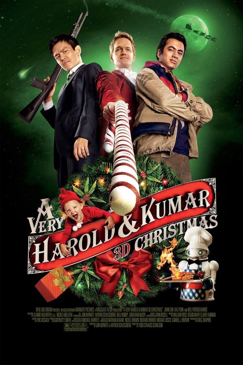 A Very Harold & Kumar Christmas poster