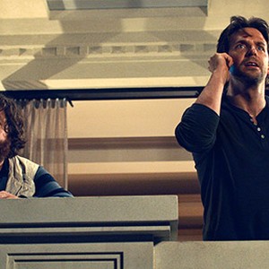 (L-R) Zach Galifianakis as Alan and Bradley Cooper as Phil in "The Hangover Part III."
