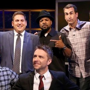 @Midnight, from left: Chris Hardwick, Ice Cube, Rob Riggle, Jimmy Tatro, 'Season 1', 10/21/2013, ©CCCOM