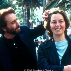 Ron Silver as Rick Yorkin and Greta Scacchi as Alice Palmer in Henry Jaglom's biting romantic comedy FESTIVAL IN CANNES.