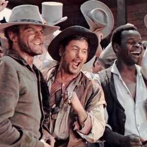 ACE HIGH, (aka I QUATTRO DELL'AVE MARIA), from left: Terence Hill, Eli Wallach, Brock Peters, 1968