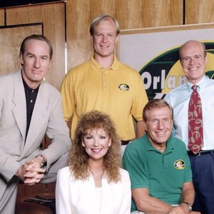 Craig T. Nelson, Bill Fagerbakke and Kenneth Kimmins (standing, from left); Shelley Fabares and Jerry Van Dyke (seated)