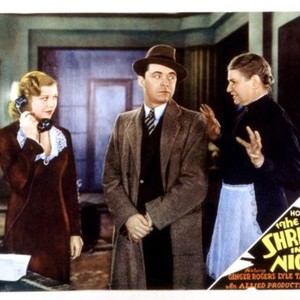 SHRIEK IN THE NIGHT, Ginger Rogers, Lyle Talbot, Lillian Harmer, 1933