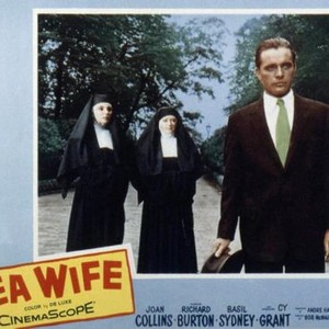 SEA WIFE, Joan Collins, Beatrice Varley, Richard Burton, 1957, ©20th Century Fox, TM & Copyright