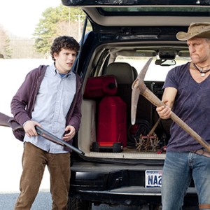 (L-R) Jesse Eisenberg as Columbus and Woody Harrelson as Tallahassee in "Zombieland." photo 2