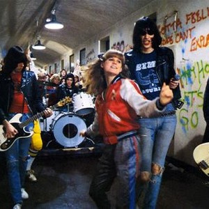 ROCK 'N' ROLL HIGH SCHOOL, The Ramones (Johnny, Marky, Joey, Dee Dee), P.J. Soles, 1979
