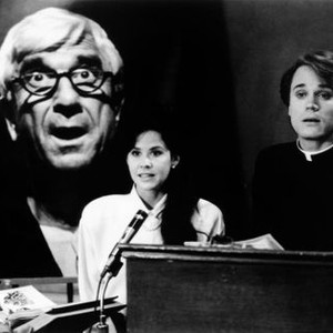 REPOSSESSED, from left: Leslie Nielsen, Linda Blair, Anthony Starke, 1990, © New Line