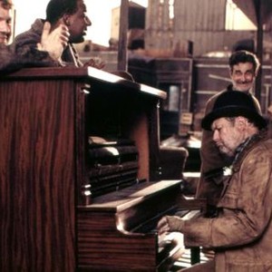 CANNERY ROW, Frank McRae (second from left), M. Emmet Walsh (center), 1982, (c)MGM