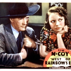 WEST OF RAINBOW'S END, Tim McCoy, Kathleen Eliot, 1938