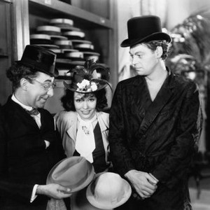 THE CHIEF, from left: Ed Wynn visited by Lupe Velez and Johnny Weissmuller on set, 1933