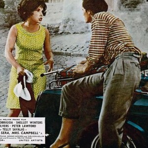 BUONA SERA, MRS. CAMPBELL, from left: Gina Lollobrigida, Philippe Leroy, 1968