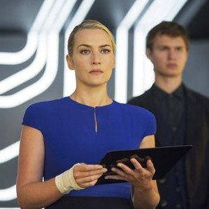 INSURGENT, (aka THE DIVERGENT SERIES: INSURGENT), from left: Kate Winslet, Ansel Elgort, 2015. ph: Andrew Cooper/©Summit Entertainment