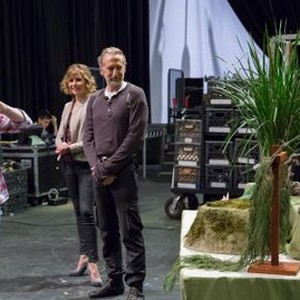 Jim Henson's Creature Shop Challenge, Gigi Edgley (L), Brian Henson (R), 'Swamp Things', Season 1, Ep. #6, 04/29/2014, ©SYFY