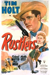 Poster for The Rustlers