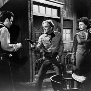 MAN WITHOUT A STAR, William Campbell, Kirk Douglas, Jeanne Crain, 1955