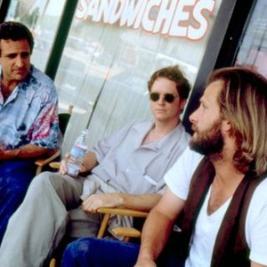 2 DAYS IN THE VALLEY, Director John Herzfeld, Eric Stoltz, Jeff Daniels, on set, 1996, (c)MGM