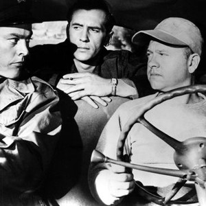 DRIVE A CROOKED ROAD, Kevin McCarthy, Harry Landers, Mickey Rooney, 1954.