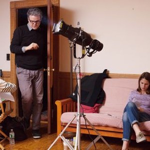 MISTRESS AMERICA, from left: cinematographer Sam Levy, Lola Kirke, on set, 2015. ph: David Feeney-Mosier/TM & copyright © Fox Searchlight Pictures