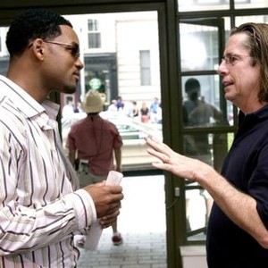 HITCH, Will Smith, director Andy Tennant on set, 2005, (c) Columbia