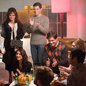 HELLO, MY NAME IS DORIS, standing l-r: Sally Field, Max Greenfield, seated l-r: Nnamdi Asomugha, Catherine Kresge, Rich Sommer, 2015. ph: Aaron Epstein/©Roadside Attractions