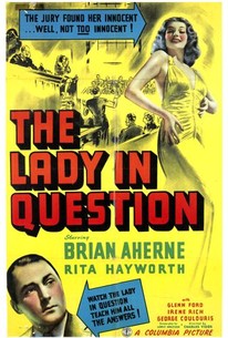 Poster for The Lady in Question