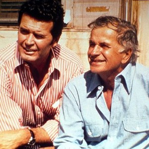 James Garner (left) and Noah Beery Jr.