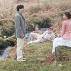 TESTAMENT OF YOUTH, from left: Kit Harington, Taron Egerton, Alicia Vikander, 2014. ph: Laurie Sparham/©Sony Pictures Classics
