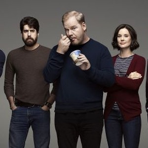 Tongayi Chirisa, Adam Goldberg, Jim Gaffigan, Ashley Williams and Michael Ian Black (From Left)