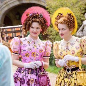 CINDERELLA, from left: Lily James as Cinderella, Holliday Grainger, Sophie McShera, 2015. ph: Jonathan Olley/©Walt Disney Studios Motion Pictures