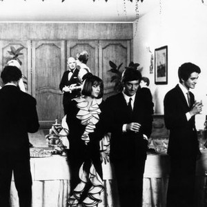LA MATRIARCA, (aka THE LIBERTINE), center facing front from left: Catherine Spaak, Luigi Proietti, 1968