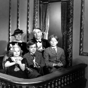 GIRL LOVES BOY, rear l-r: Dorothy Peterson, Roger Imhof, foreground l-r: Patsy O'Connor, Buster Phelps, Sherwood Bailey, 1937