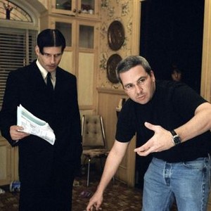 WILLARD, Crispin Glover, director Glen Morgan on the set, 2003, (c) New Line