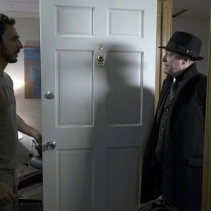 The Blacklist, Amir Arison (L), James Spader (R), 'The Artax Network', Season 3, Ep. #20, 04/28/2016, ©KSITE