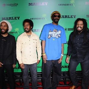 Ziggy Marley, Robbie Marley, Snoop Dogg, Rohan Marley at arrivals for MARLEY Premiere, ArcLight Cinerama Dome, Los Angeles, CA April 17, 2012. Photo By: Tony Gonzalez/Everett Collection