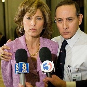 (L-R) Catherine Keener as Rep. Pam Hendrickson and Paul Reubens as Edwin in "Accidental Love."