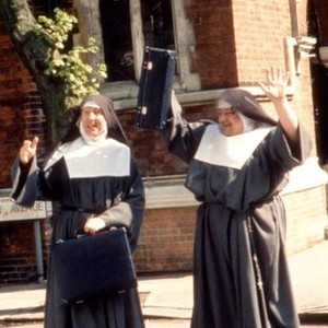 NUNS ON THE RUN, Eric Idle, Robbie Coltrane, 1990, (c)20th Century Fox