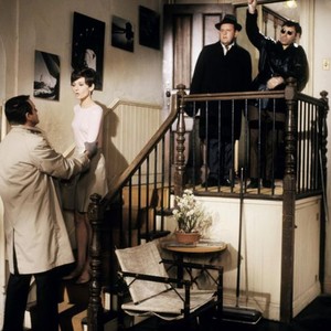 WAIT UNTIL DARK, from left: Richard Crenna, Audrey Hepburn, Jack Weston, Alan Arkin, 1967