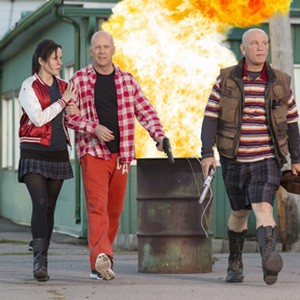 (L-R) Mary-Louise Parker as Sarah Ross, Bruce Willis as Frank Moses and John Malkovich as Marvin Boggs in "Red 2." photo 12