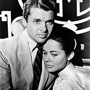 THE QUIET AMERICAN, Audie Murphy, Giorgia Moll, 1958.