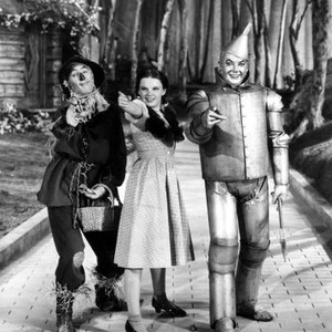 WIZARD OF OZ, Ray Bolger, Judy Garland, Jack Haley,  1939