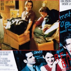 REALITY BITES, top left to right: Winona Ryder, Janeane Garofalo, Ethan Hawke, Steve Zahn, bottom left to right: Ben Stiller, Winona Ryder, Ethan Hawke, 1994, © Universal